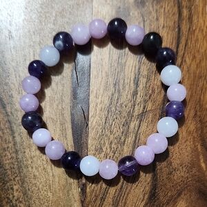 Handmade Natural Morgan stone Beaded Bracelet